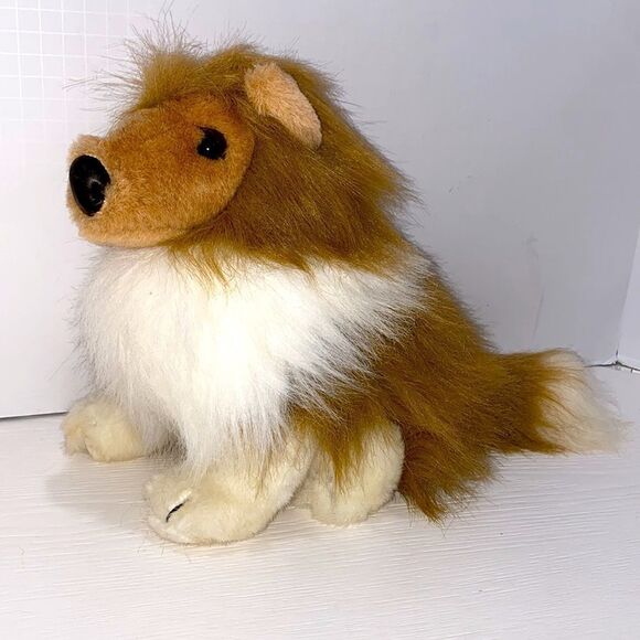 Vintage Plush Sheltie Sheepdog Plush Stuffed Dog Toy - Picture 11 of 11